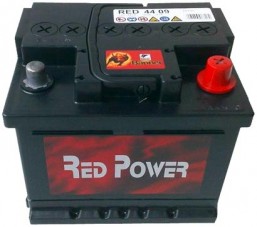 Autobaterie BANNER RED POWER  RP44 Ah 44 rozměr 210x175x175