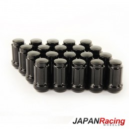 Sada sportovních matic - Forged Steel Japan Racing Nuts JN2 12x1,25 Black 