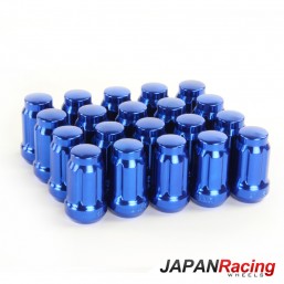 Sada sportovních matic - Forged Steel Japan Racing Nuts JN2 12x1,25 Blue 
