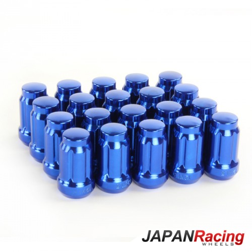 Sada sportovních matic - Forged Steel Japan Racing Nuts JN2 12x1,25 Blue  - Kliknutím zobrazíte detail obrázku.