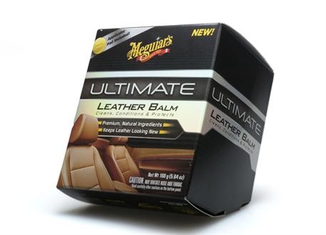 Meguiar's Ultimate Leather Balm - luxusní čistič a kondicionér na kůži, s aplikátorem 140 g - Kliknutím zobrazíte detail obrázku.