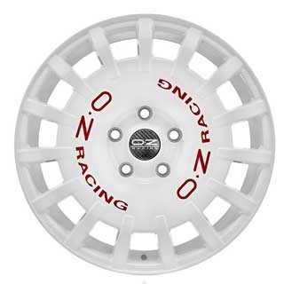 OZ RALLY RACING 7.50x18" 5x112 ET50 RACE WHITE RED LETTERING - Kliknutím zobrazíte detail obrázku.