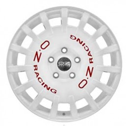 OZ RALLY RACING 8.00x17" 5x100 ET48 RACE WHITE RED LETTERING