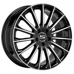 MSW 30 7.50x19" 5x120 ET45 GLOSS BLACK FULL POLISHED