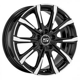 MSW 79 7.00x17" 5x112 ET42 GLOSS BLACK FULL POLISHED