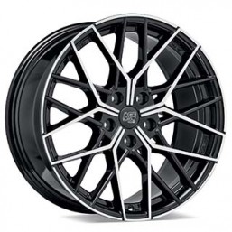 MSW 74 8.50x19" 5x112 ET35 GLOSS BLACK FULL POLISHED