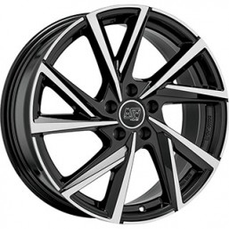 MSW 80-5 8.00x19" 5x112 ET40 GLOSS BLACK FULL POLISHED
