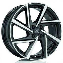 MSW 80-4 7.00x17" 4x100 ET37 GLOSS BLACK FULL POLISHED