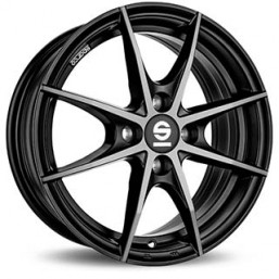 SPARCO SPARCO TROFEO 4 7.00x17" 4x100 ET37 FUME BLACK FULL POLISHED