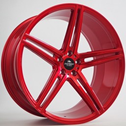 4R Forzza Bosan 10.5x22" 5x112 ET38 Candy Red