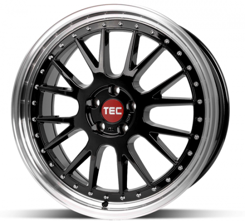 TEC GT EVO Black 8x18" 5x100 ET40 černý lesklý leštěný - Kliknutím zobrazíte detail obrázku.
